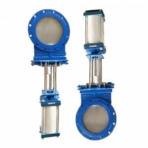 氣動(dòng)刀閘閥：PZ673Y-16C，DN250，介質(zhì)灰渣混